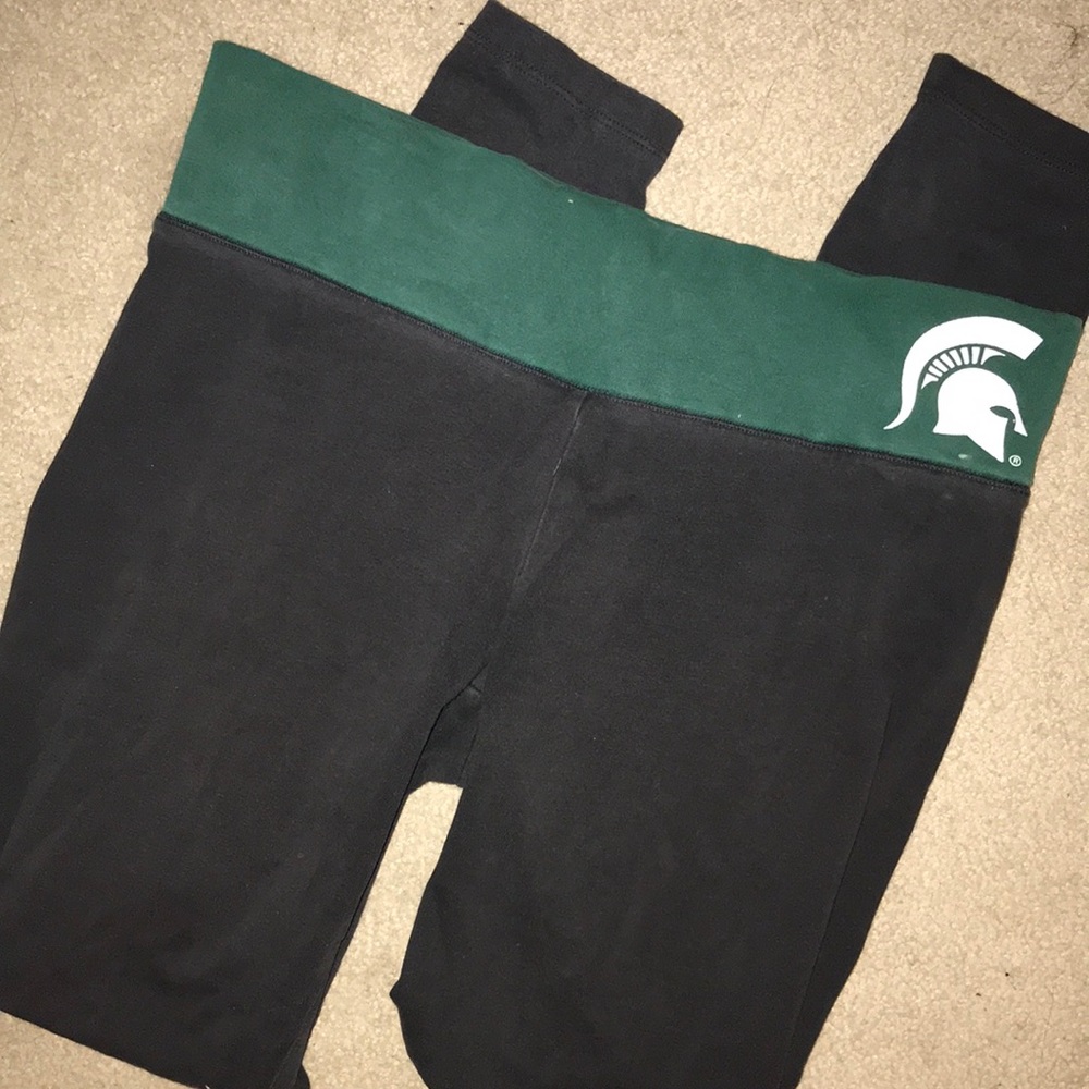 PINK MSU yoga pants